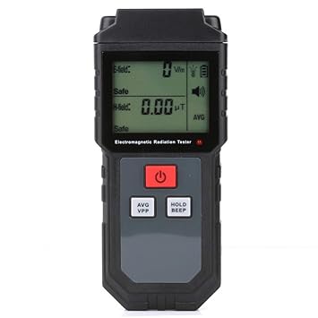 QINAIDI Batería de la radiación del probador del Detector ...