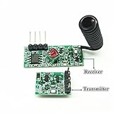 Low Power 433Mhz RF Transmitter and Receiver Kit, Super Regeneration Wireless Module Burglar Alarm Arduino DIY