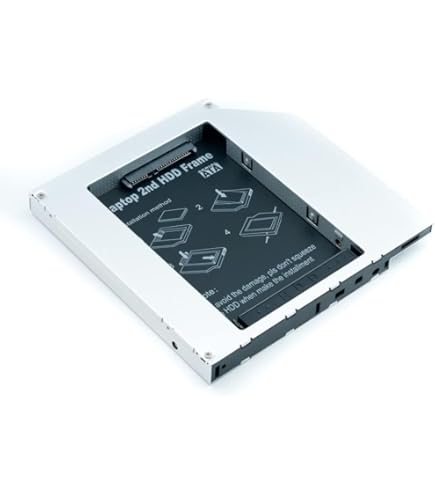 Amazon.com: 12.7mm 2nd HDD SSD Hard Drive Optical Bay Case