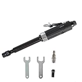 Extra Long Extension 1/4" and 1/8" Straight Air Die Grinder, High Speed Extended Long Shaft Air Die Grinder Tool