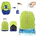 ayamaya Waterproof Backpack Rain Cover (30L-40L), Lightweight Bag Rain Cover Elastic Adjustable Rucksack Raincover Rainproof Dustproof Daypack Cover (Green, 30-40L)