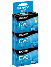 Sony dvm60prr 6 C 6-Pack 60-Minute DVC Premium con hangtab