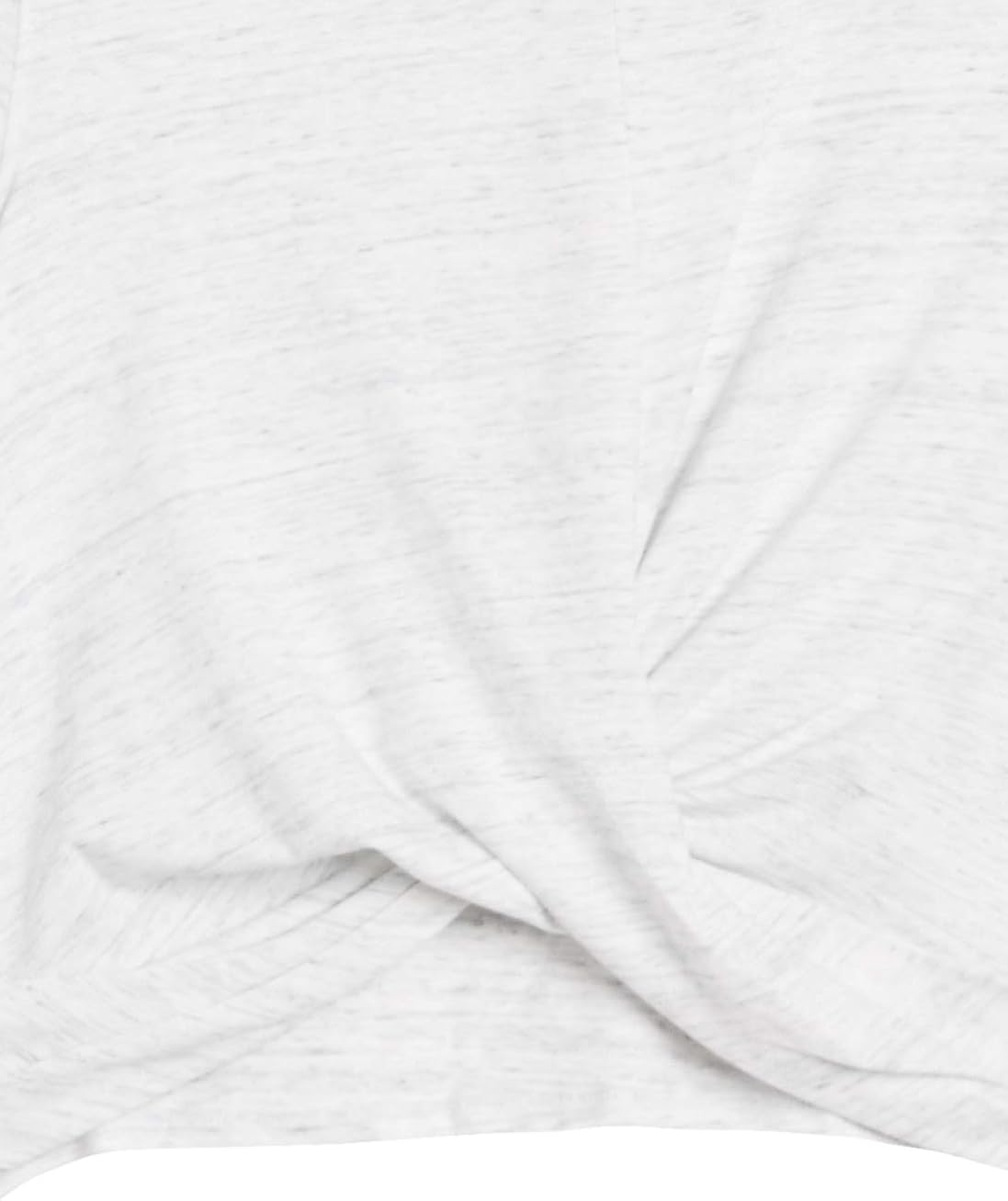 Core 10 Women's Pima Cotton Blend Knot Front Yoga T-Shirt: Clothing