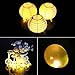 Accmor 100pcs LED Mini Round Ball Balloon Light, Long Standby Time Ball Lights for Paper Lantern Balloon Party Wedding Decoration(Yellow)