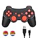 PS3 Controller Wireless, Dual Vibration Sixaxis Game Remote Customized Gamepad Joystick for Sony PlayStation 3 PS3, Charger Cable Included