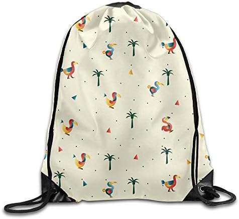 Dodo Bird Pattern Cool Drawstring Travel Sports Backpack Gift