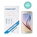Galaxy S6 Screen Protector, Poweradd Samsung Galaxy S6 Premium Tempered Glass Screen Protector Film 0.33mm, Bubble Free, 9H Hardness (NOT S6 Edge) - Retail Packaging