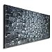 MyArton Textured Abstract Squares Canvas Wall Art Hand Painted Modern Silver Oil Painting for Decoration Ready to Hang 48x24inch