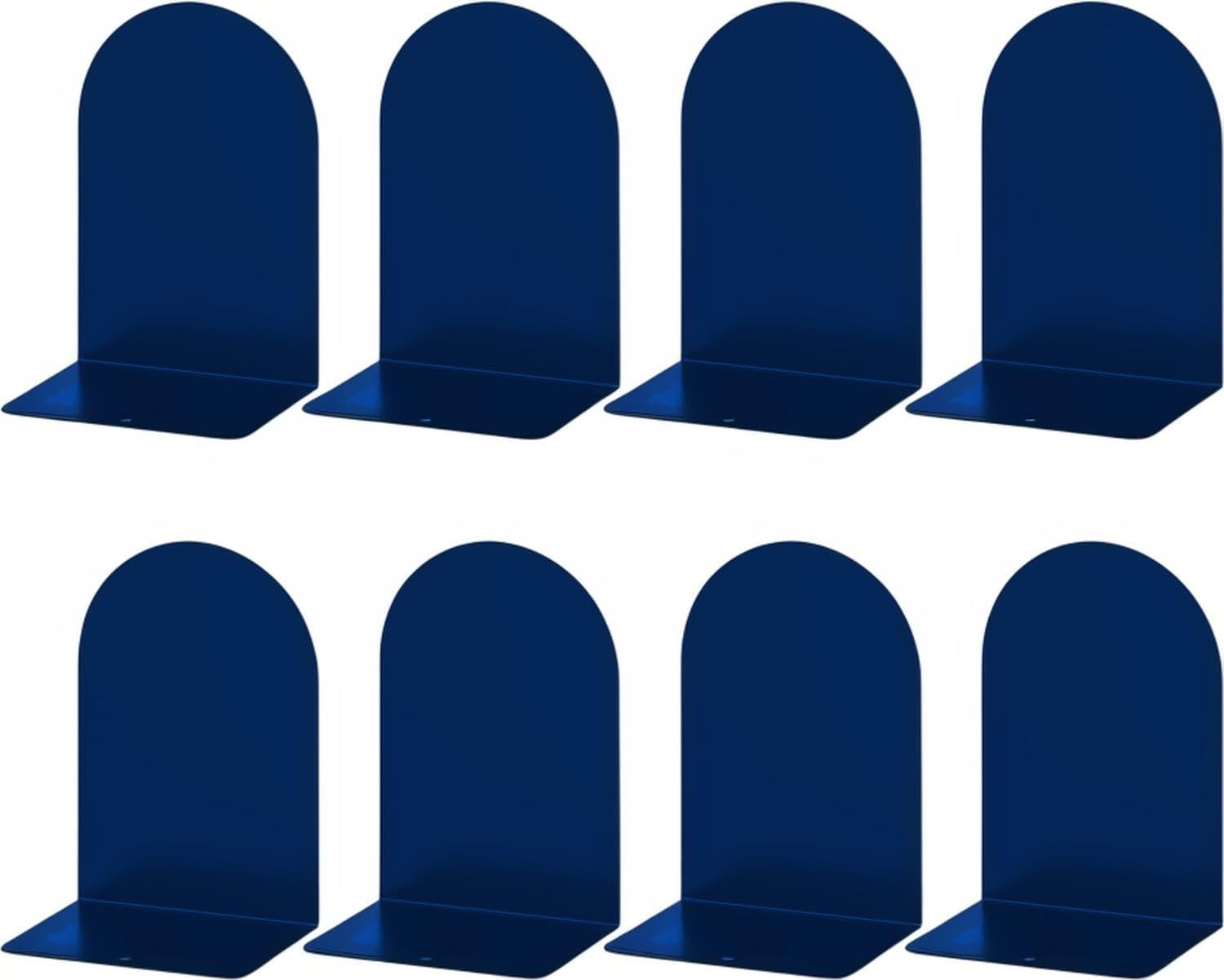 Metal Book Ends, Bookends for Shelves, Blue Book