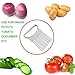 Onion Holder,All-In-One Stainless Steel Onion Holder Onion Cutter Onion Slicer,Multipurpose Kitchen Tool Vegetable Potato Cutter Slicer White