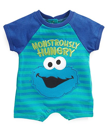 cookie monster romper