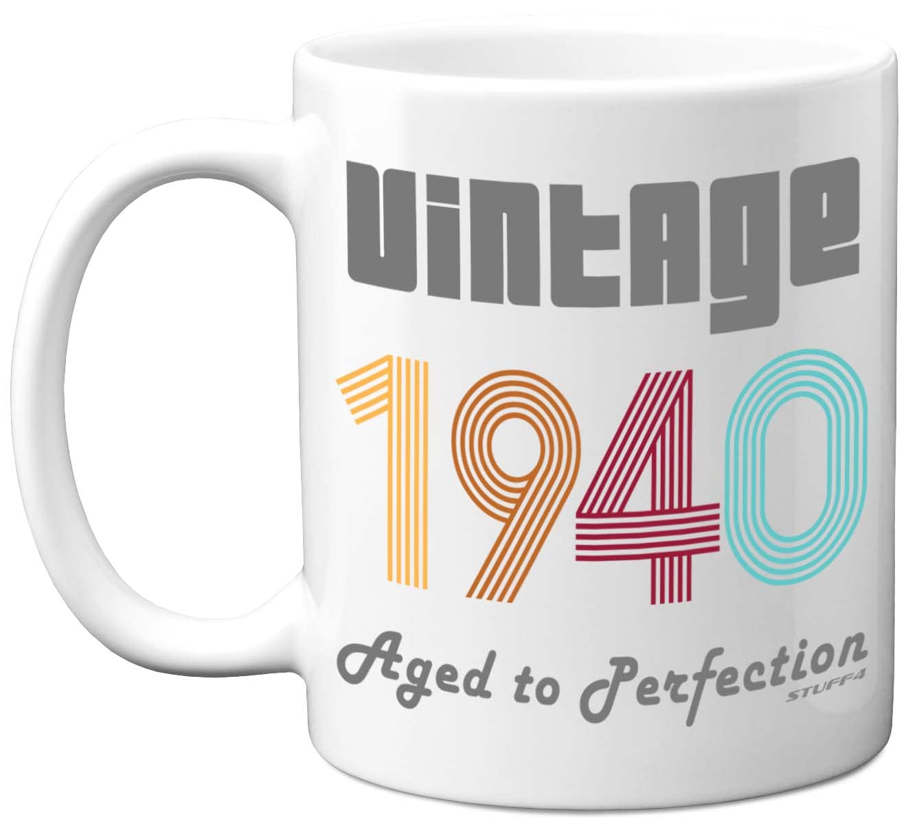 Stuff4 86th Birthday Gifts for Men Women - 1940 Vintage Coffee Mug, 11oz Ceramic Dishwasher Safe Mugs, Best Friend for Birthday or Christmas, Funny 86th Gifts Him Her