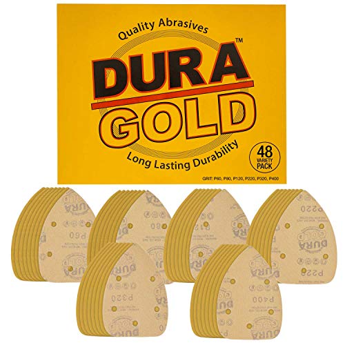 Orbital Sander Dura-Gold 40 Grit Sanding Discs | 3" Hook & Loop Coarse Sandpaper For DA Sanders - 20 Pack Dewalt Sander - Foto 6