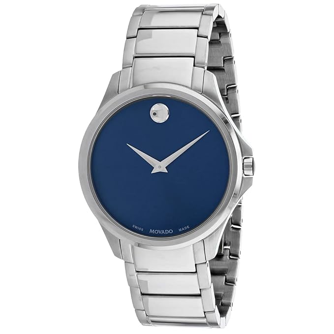 Buy Movado Analog Blue Dial Men's Watch607447 at Amazon.in