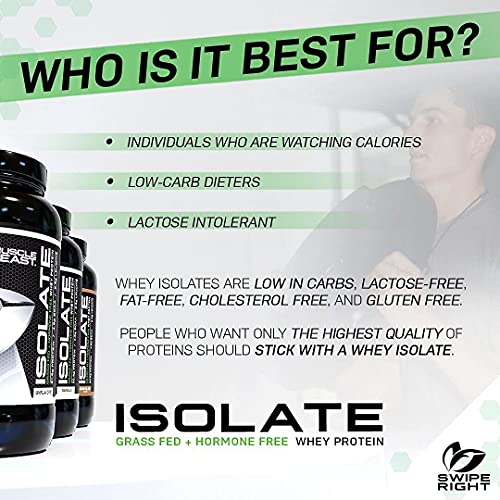 Muscle Feast GrassFed Whey Protein Isolate, All Natural Hormone Free