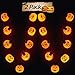 FLY2SKY 2PCS Halloween Party Favors Necklace jack-o'-lantern Halloween Light up Toys Decorations LED Pumpkin Necklace
