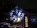KOOT Christmas Lights, White Moving Snowflake Light Outdoor Waterproof LED Light Projector Holiday Decoration for Landscape Garden Holiday Party Decoration