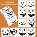 Diravo Kit-Includes 4 10 Stencils, Heavy Duty Stainless Steel Tool Set, Used As a Carving Knife for Pumpkin Halloween Decoration, one size, Black-4pcs