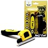Best Professional Deshedding Tool and Pet Grooming Brush – D-Shedz by Thunderpaws for Small, Medium and Large Breeds of…