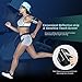 Water Resistant Cell Phone Armband for iPhone X, Xs, 8 Plus, 7 Plus, Samsung Galaxy S9, S9+, Note 8, S8, 5-6 Inch, Reflective Running Workout Exercise Arm Phone Holder + Free Extender (Black, L)
