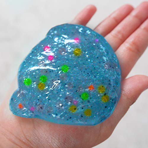 SLIMYGLOOP Laboratory by Horizon Group USA - Mix & Create 5 DIY Fun Gooey, Stretchy, Squishy, Putty Creations by Adding Sparkle, Color, Glitter, Beads, Confetti& More