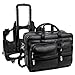 McKleinUSA Clinton 88445 Black 17 Detachable-Wheeled Laptop Case