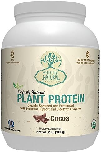 Perfectly Organic Plant Protein Powder - Preservative Free, Non-GMO, Gluten Free