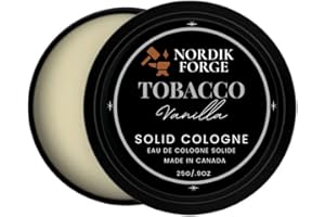 Nordik Forge Solid Cologne for Men – Tobacco Vanilla – Long-Lasting Natural Balm, Made in Canada – Travel Size