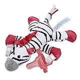 Dr. Brown's Lovey Pacifier and Teether Holder, 0m+, Zebra with Pink Pacifier