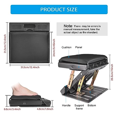 Leermart Adjustable Footrest with Removable Soft Foot Rest Pad MaxLoad
