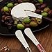 La Cote 6 Piece Cheese Knife Spreader Set Stainless Steel Blade Pakka Wood Handle (7.5 inch)