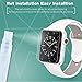 [8 Pack] AnoKe for Apple Watch iWatch 40mm/38mm Screen Protector (Series 4 /Series 3/2/1), [Not Glass] Liquid Skin [Max Coverage] Curved Edge Case Band Friendly Lifetime Replacement Warranty