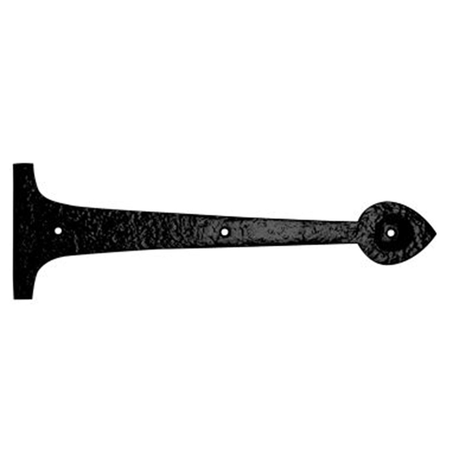 Hinge Front - 12" - Pair - Black