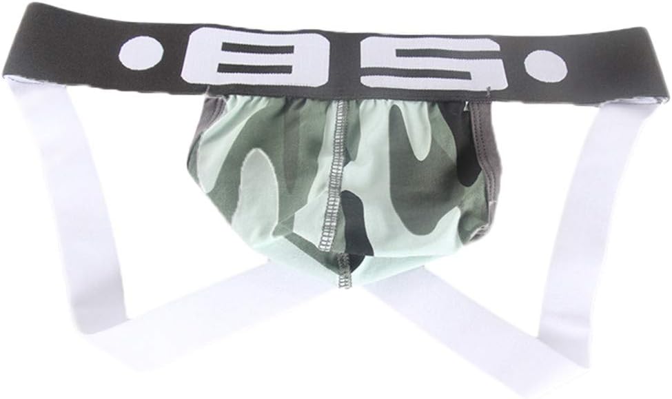 Mens G-Strings Thongs Pouch Bikini Underwear Camo Boxer Brief Shorts Lightweight Breathable BUnderpants