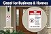 No Soliciting Door Sign, No Soliciting for House 10x7 Inches, Rust Free .040 Aluminum, Fade Resistant, Made in USA