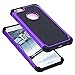 iPhone 6S Plus Case, ShuYo [Football Pattern Series] Apple iPhone 6S / 6 Plus Case 5.5 Inch Bumper Cover [Military Grade Drop Protection] for iPhone 6s Plus and iPhone 6 Plus 5.5 Inch Purple