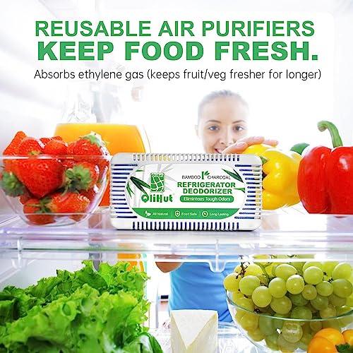 Fridge Deodorizer (5 Pack) Natural and Unscented Activated Charcoal