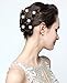 Jaciya Bridal Hair Pieces Hair Pins Bridal Hair Accessories Silver Hair Clips Bride Hair Accessories Wedding