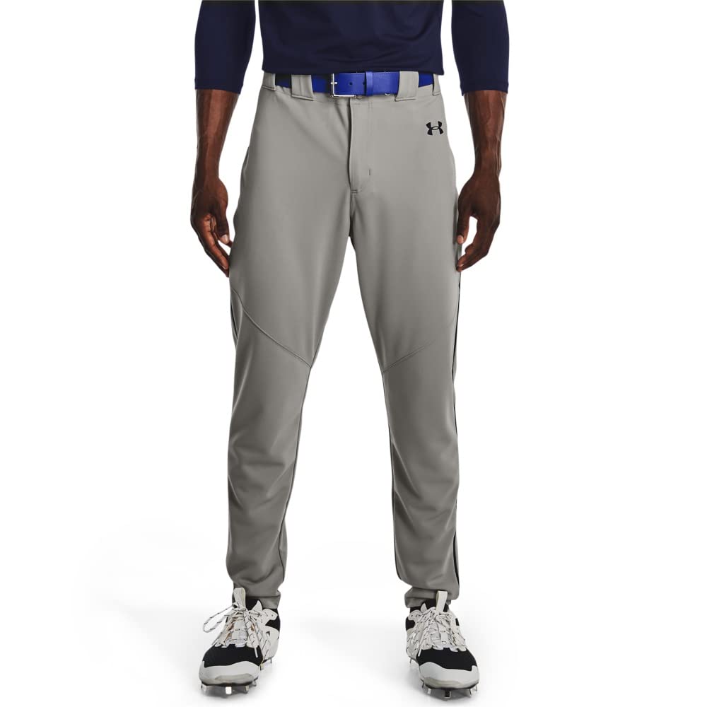 Under Armour Men's Utility Baseball Straight Leg Pant Pipe 22, (082) Baseball Gray/Midnight Navy/Midnight Navy, Small Image