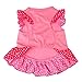 Dog Clothes Wakeu Pet Puppy Apparel Mommy's Little Love Dress Vest Clothes for Small Dog Girl (Pink, M)