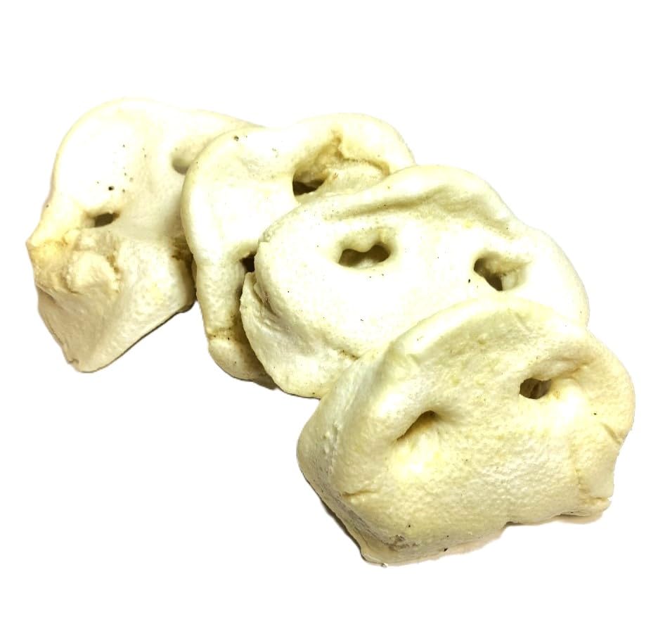 White Puffed Pig Snouts x 5 Natural Dog Treats Chews Low Fat DCP
