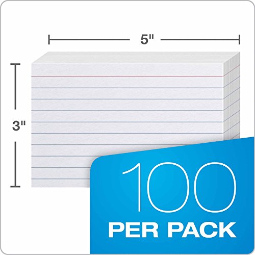 2 Oxford+Ruled+Index+Cards+White