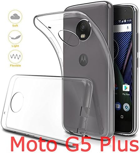 Moto G5 Plus 2017 Case, Ultra Clear Crystal Slim Full Cover Thin Anti-shock Made Of Bayer GERMAN Safety TPU Meterial From MOOSHiON ULTIMA SHIELD