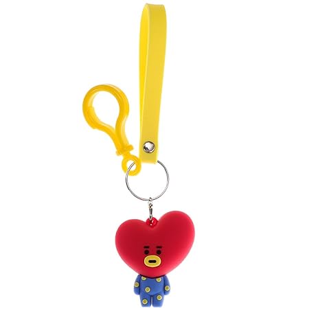 Fancyku Kpop BTS Bangtan Boys New Hot Cute Cartoon Keychain BTS Key Ring Wallet Purse Bag Streamers Hot Gift for A.R.M.Y