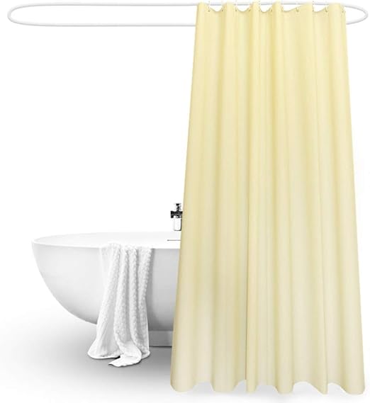 Amazon Com Ufriday Shower Curtain Poly Fabric With Reinforced Top