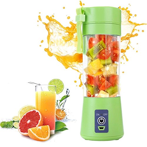 Seatour Mini Portable USB Electric Fruit Juicer Cup Rechargeable 380ml Smoothie Maker