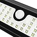 Outdoor Solar Motion Lights, GLISTENY 62 LEDs 950 Lumens Outdoor Motion Sensor Solar Lights Wireless Waterproof Security Step Night Light for Deck Yard Patio Path Garden