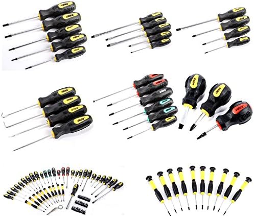 Screwdriver Set Magnetic Precision Miniature Pocket 69 Pcs. Attractive Stored Inside