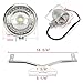 INNOGLOW® Motorcycle Passing Light Fog Lamps Auxiliary Light Bulb Turn Signals Driving Lamp for any Suzuki Yamaha Harley Davidson Cruiser