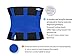 SHAPERX Women's Waist Trainer Belt Waist Training Corset Waist Cincher Slimming Body Shaper for an Hourglass Weight Loss Workout Gym Fitness Trimmer Slimmer Shaper, SZ8002-Blue-S